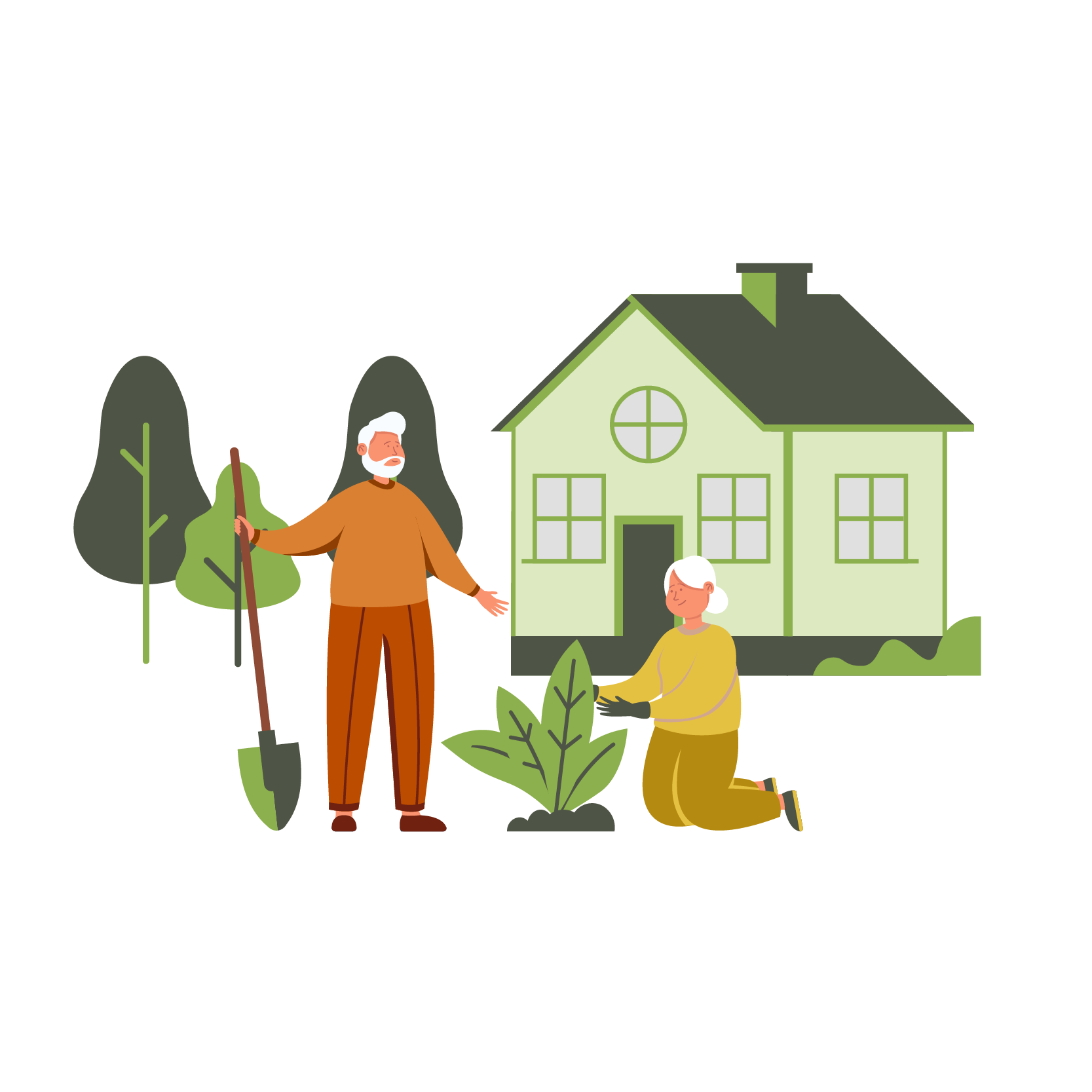 SH Envisager Illustrations Bien vieillir mieux vieillir chez vous